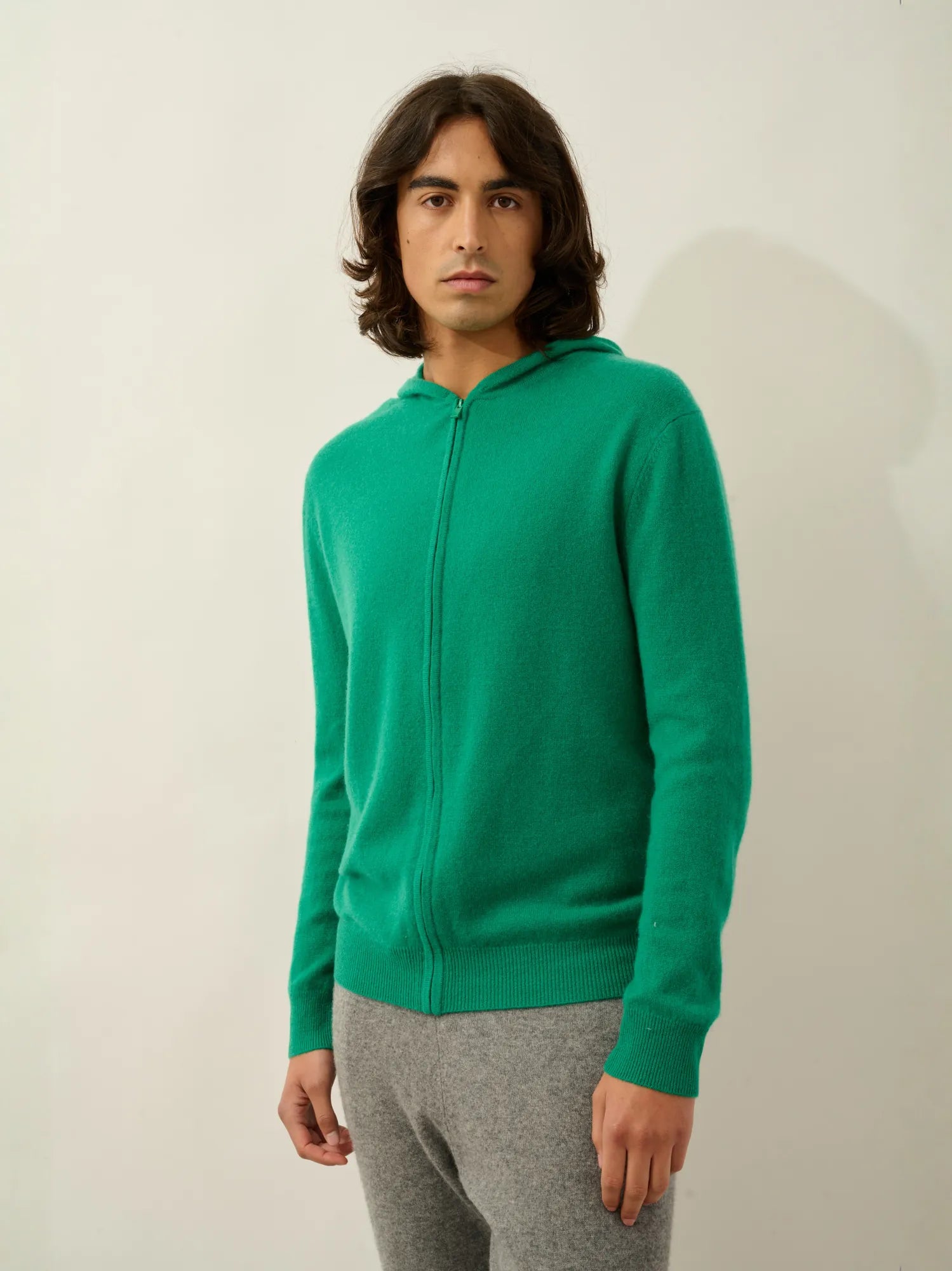 NEURRE vest zipped hooded mint