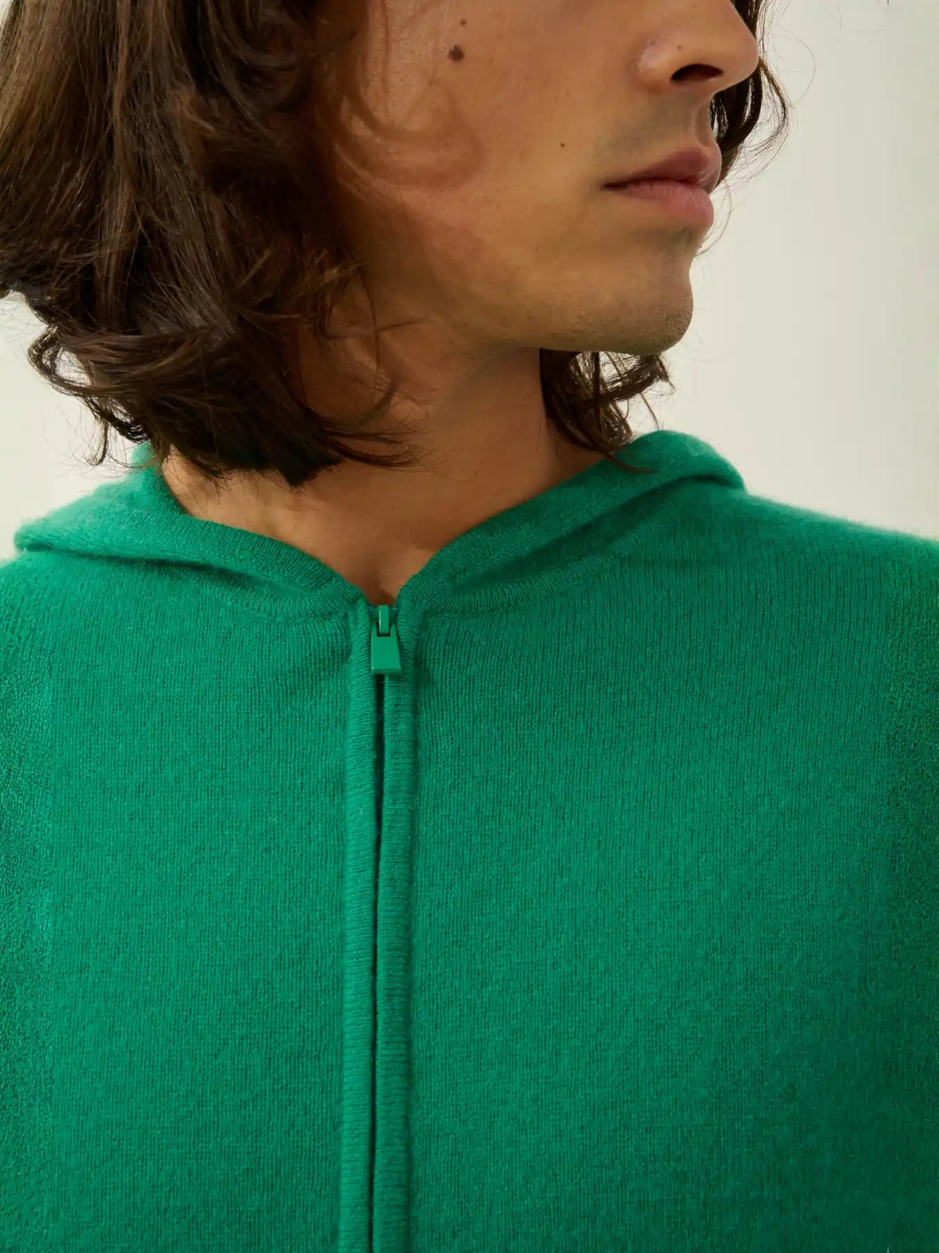 NEURRE vest zipped hooded mint