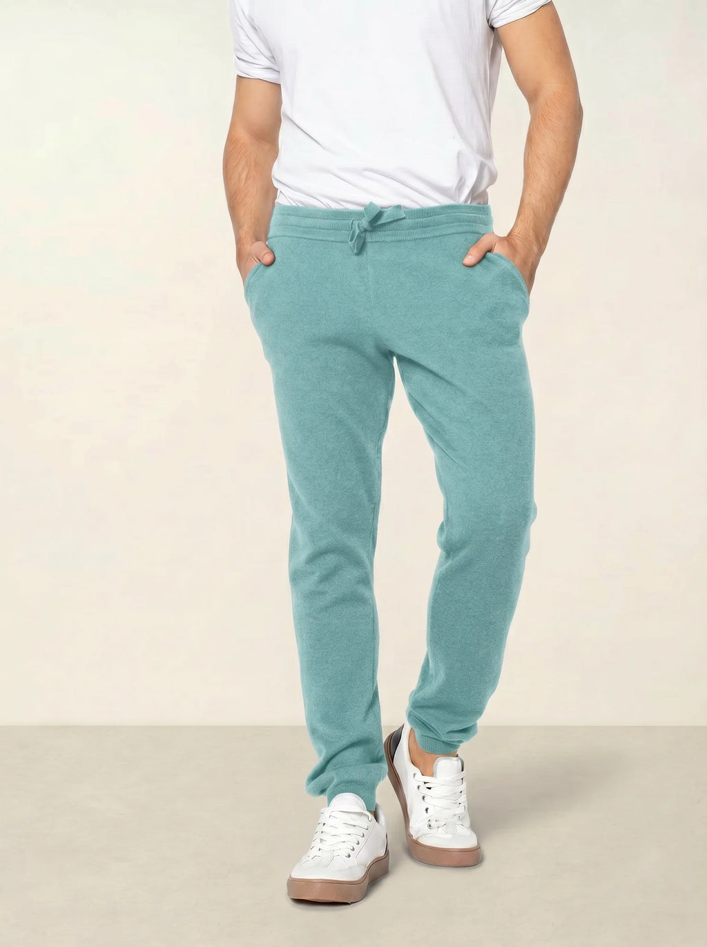 BICHET Jogginghose Grün meliert