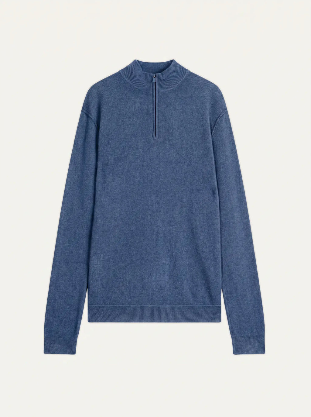 CANDICE pull camionneur bleu denim