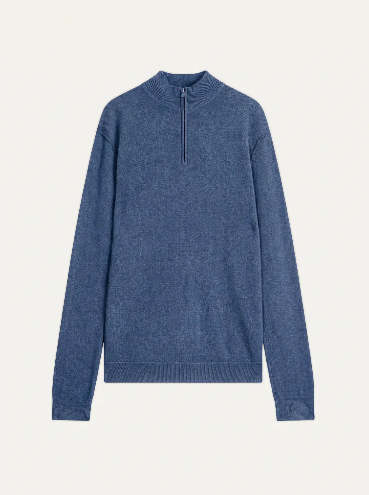 CANDICE pull camionneur bleu denim