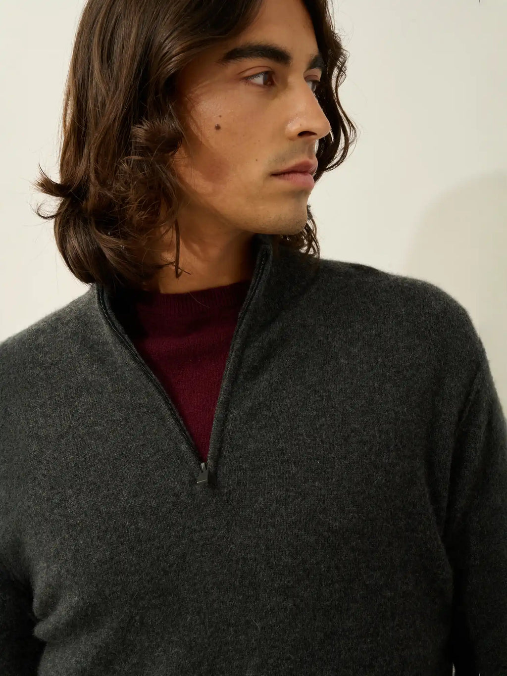 CANDICE pullover dockermütze carbone meliert