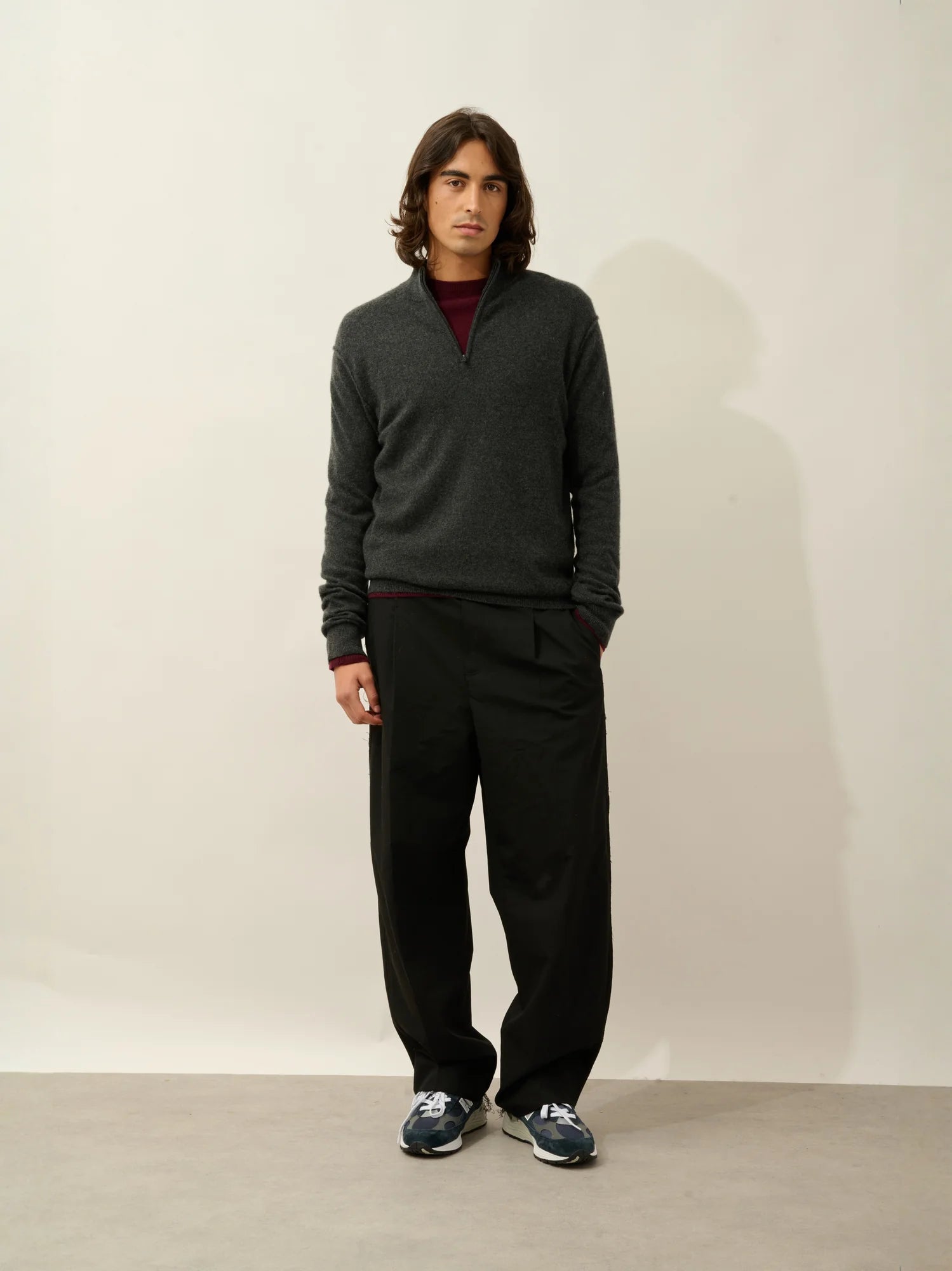 CANDICE pullover dockermütze carbone meliert