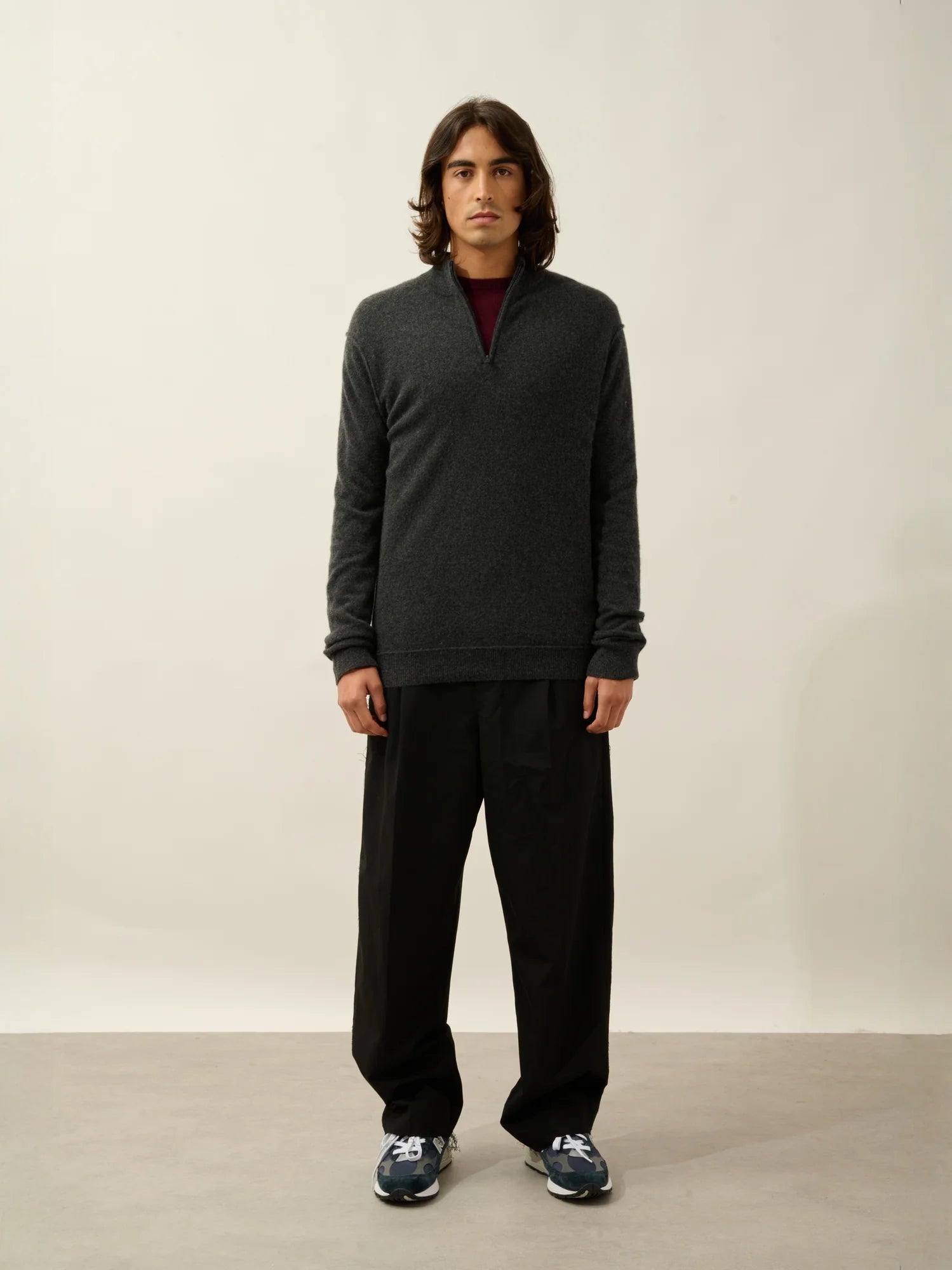 CANDICE pullover dockermütze carbone meliert