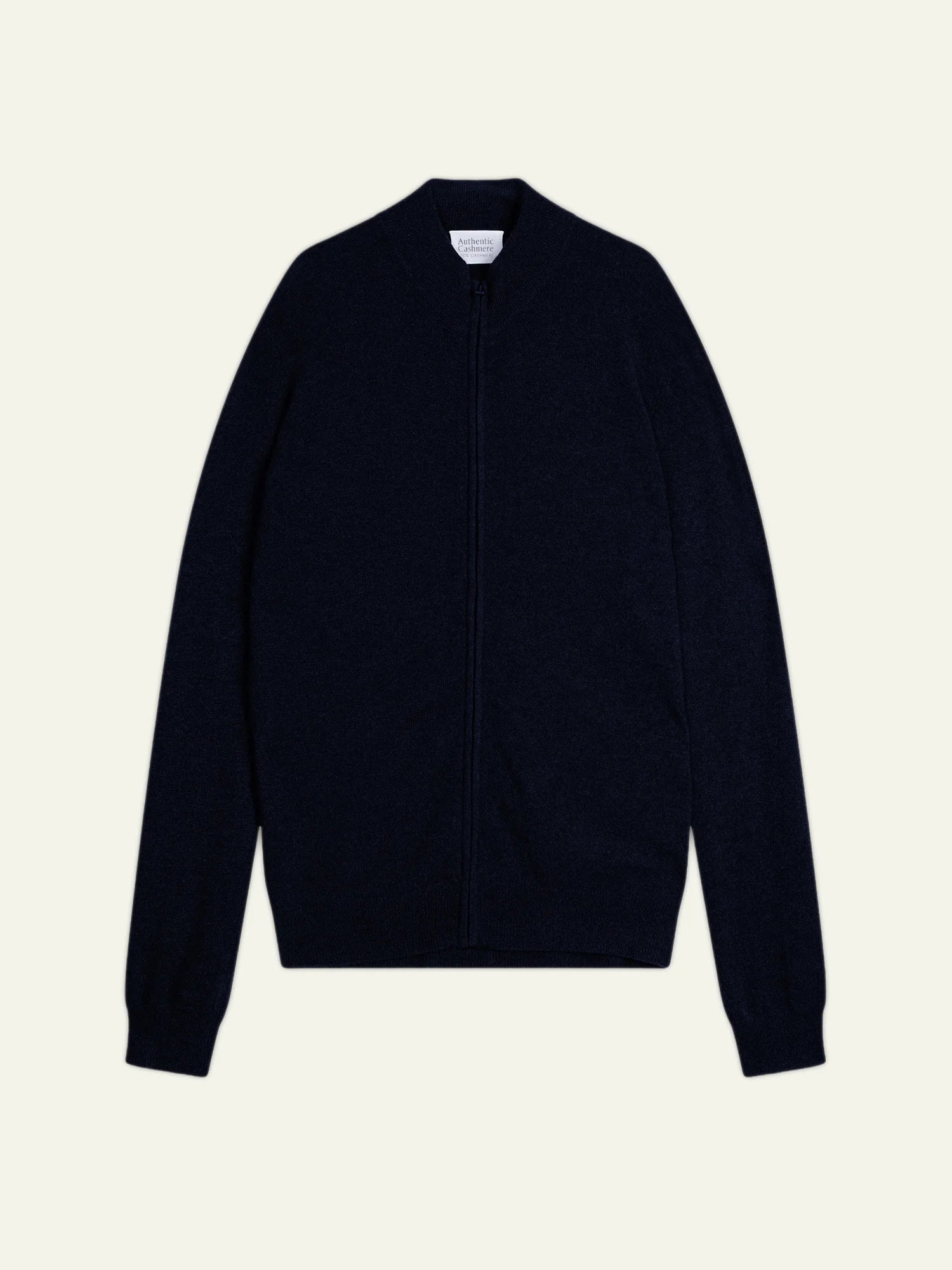 VALERION gilet zippé col montant caviar