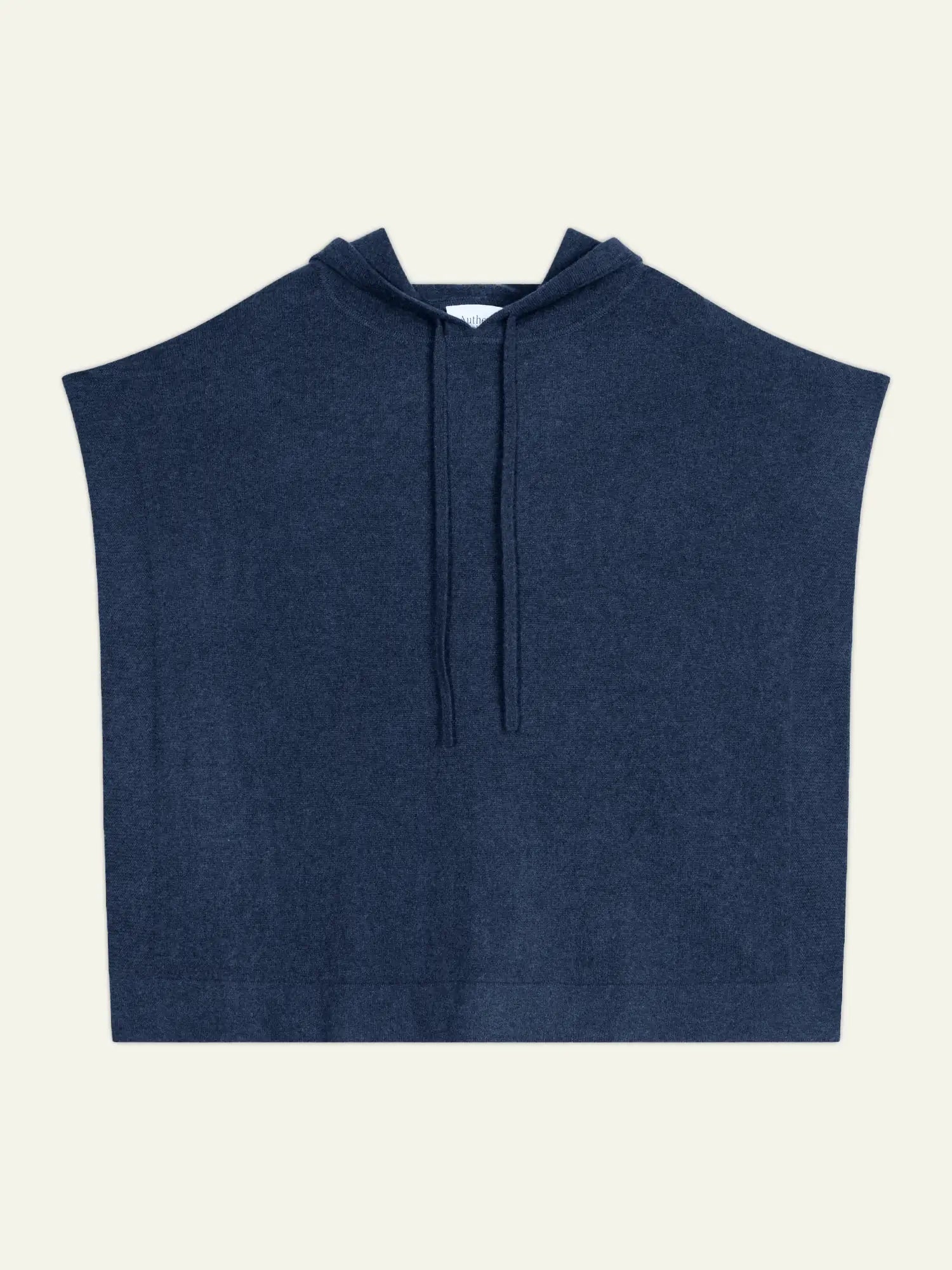 ELSA Poncho mit Kapuze Ozeanblau meliert