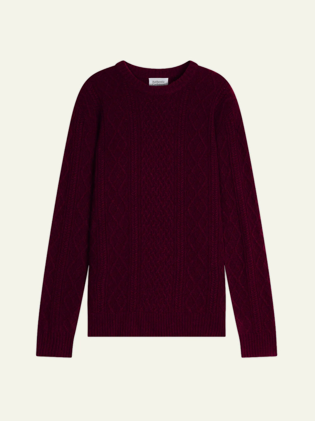 WIND sweater crew neck 4 ply blackberry
