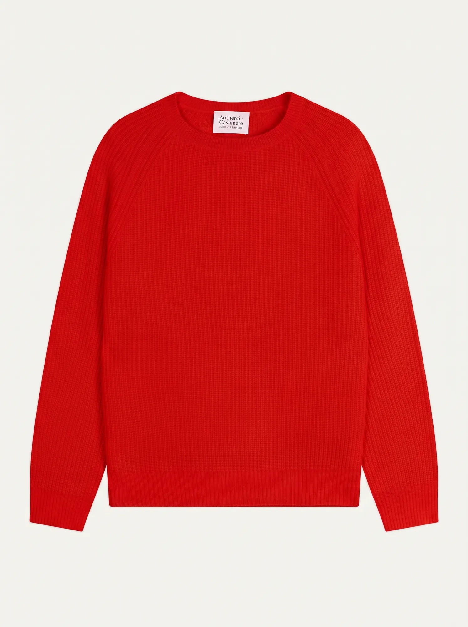 NORYA sweater crew neck 4 ply carmine