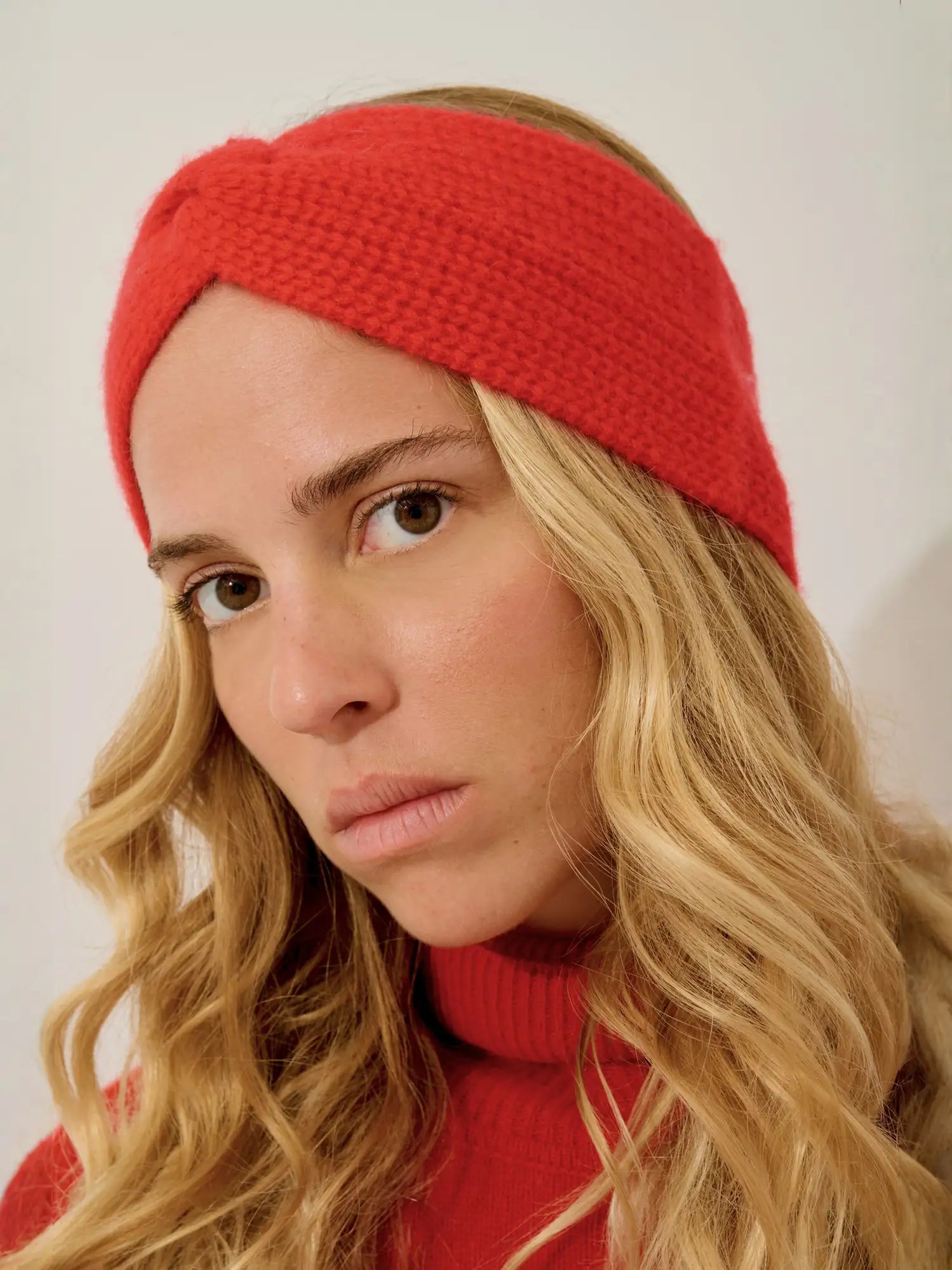 RISTO headband 8 ply carmine