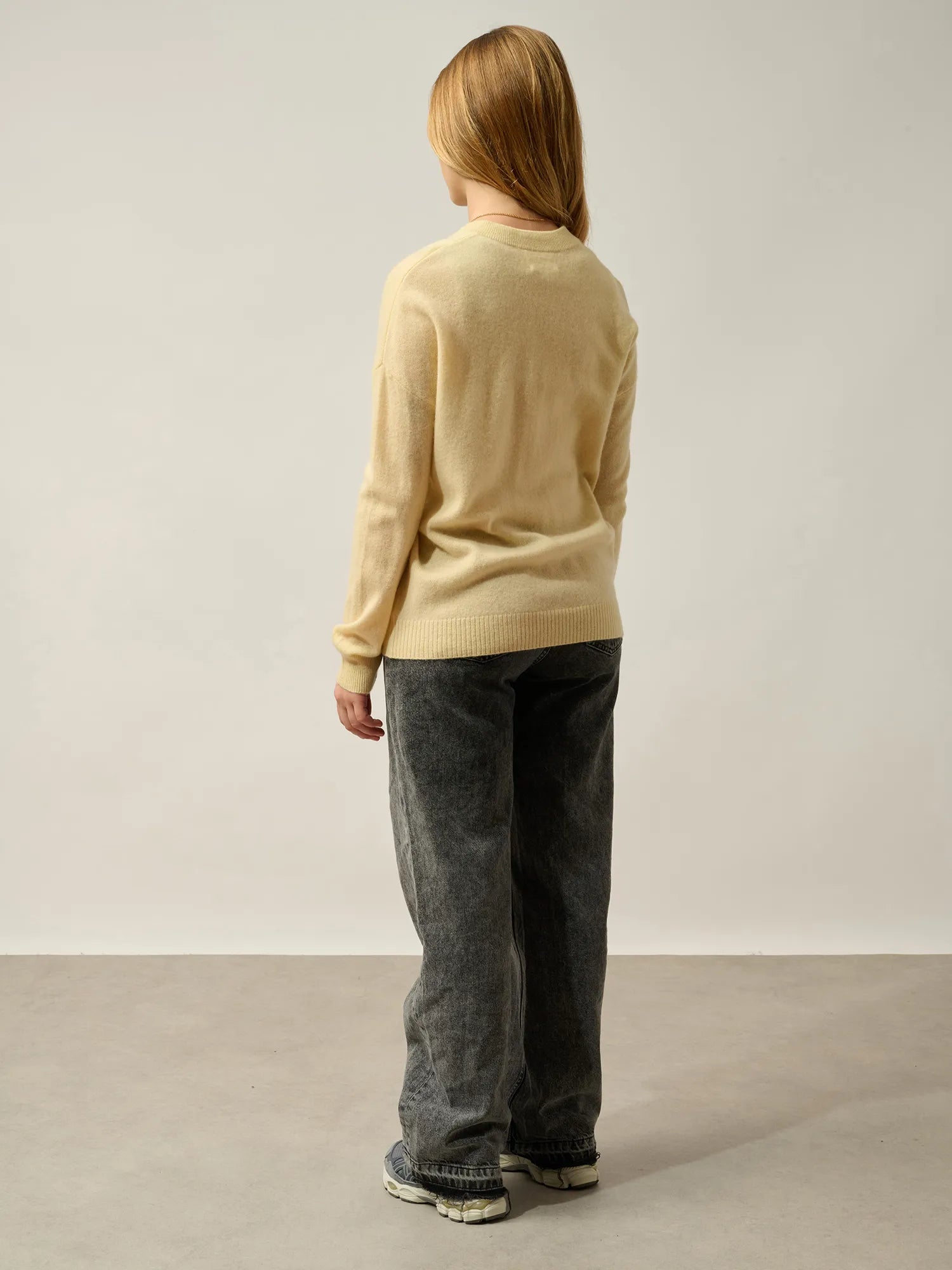 EVRIEL gilet zippé col mao limonade