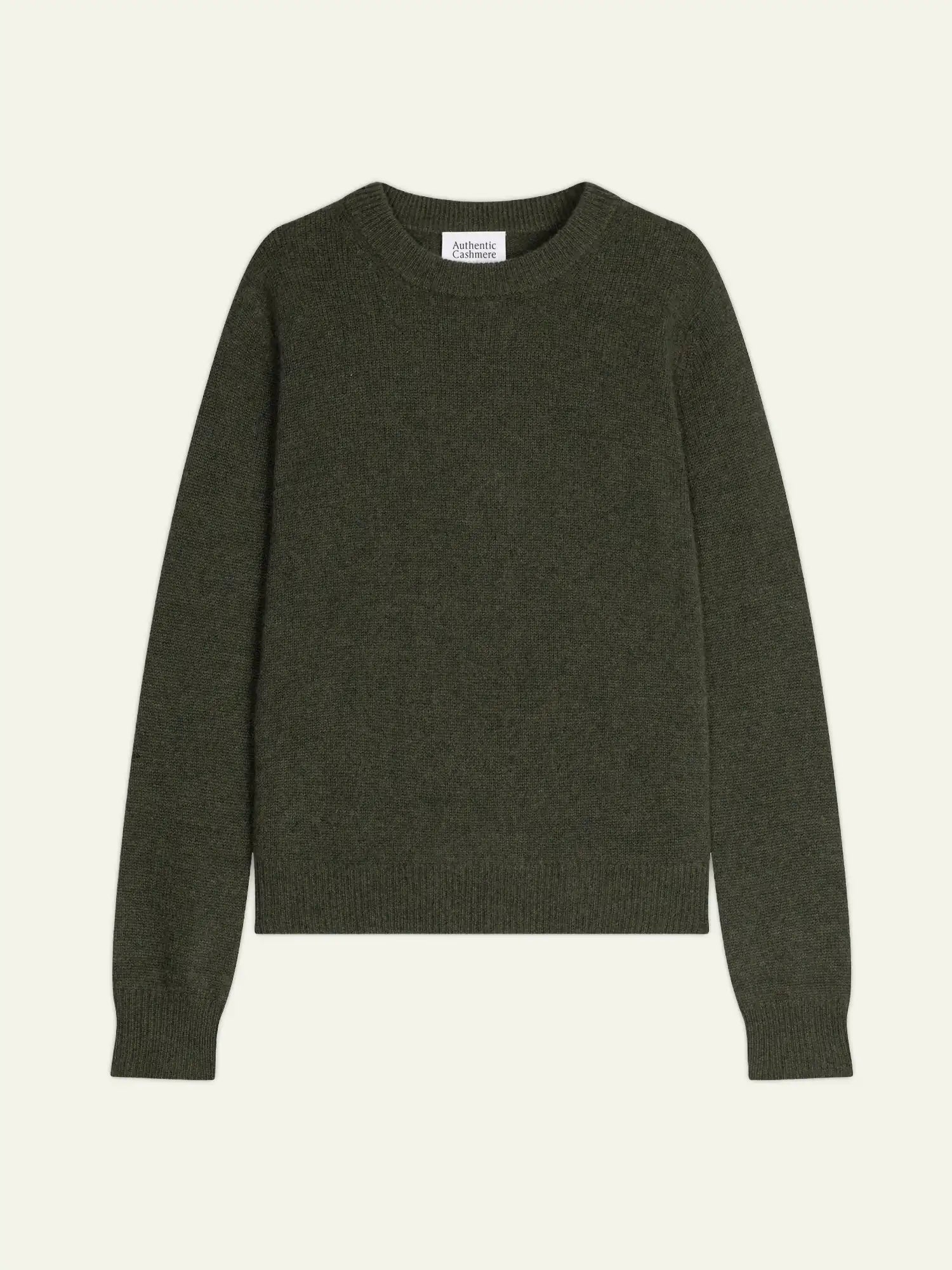 SYLOR pull col rond 4 fils army chiné