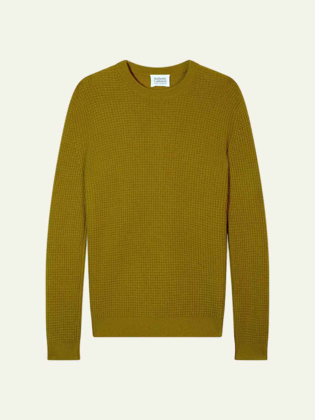AKSEL pullover rundhalsausschnitt 4-fädig gold