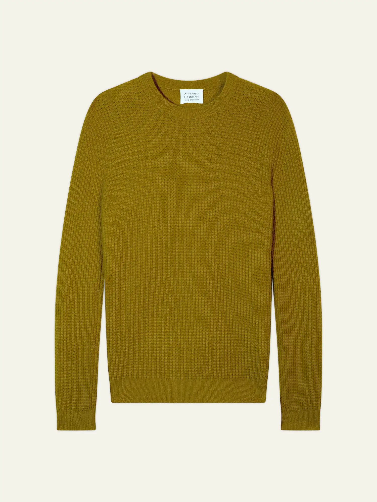 AKSEL pullover rundhalsausschnitt 4-fädig gold