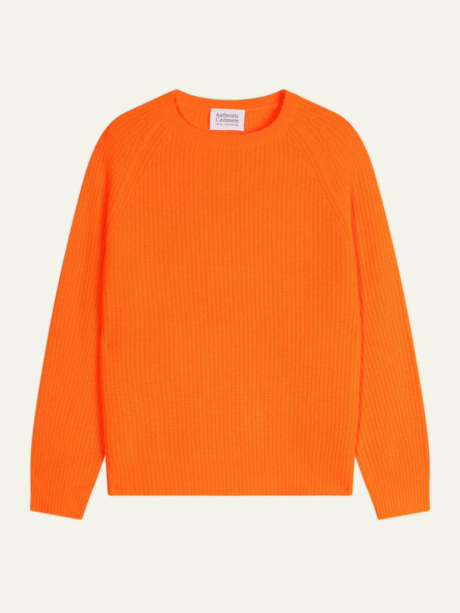 NORYA sweater crew neck 4 ply neon orange