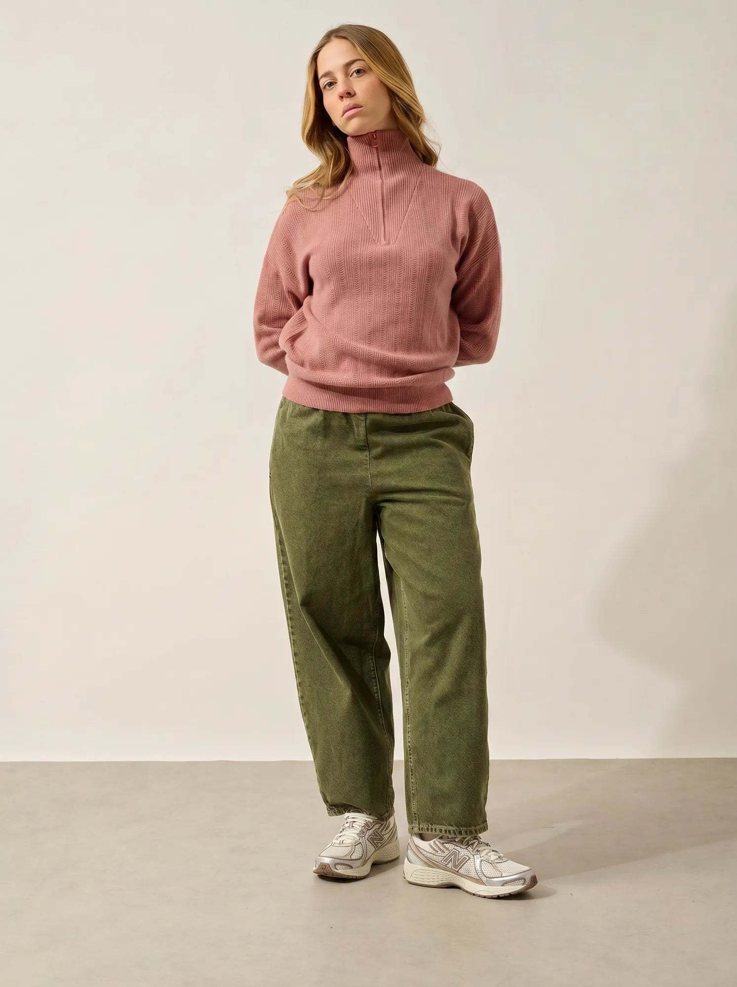 MARIE pullover dockermütze dahlia
