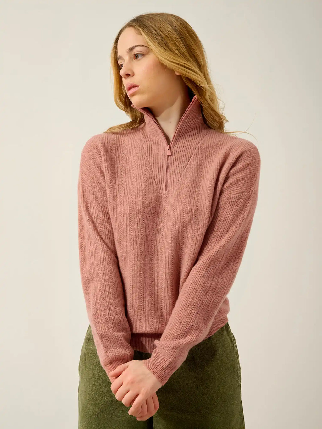 MARIE pullover dockermütze dahlia