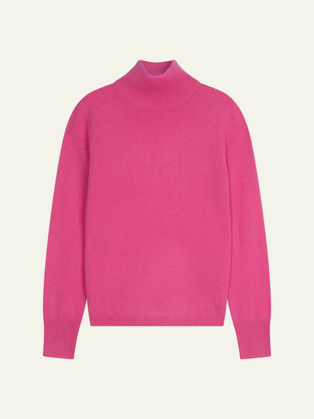 EILEEN Pullover Stehkragen Flamingorosa