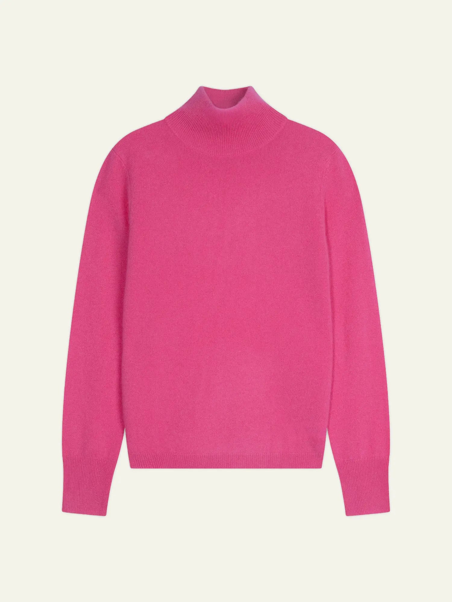 EILEEN Pullover Stehkragen Flamingorosa