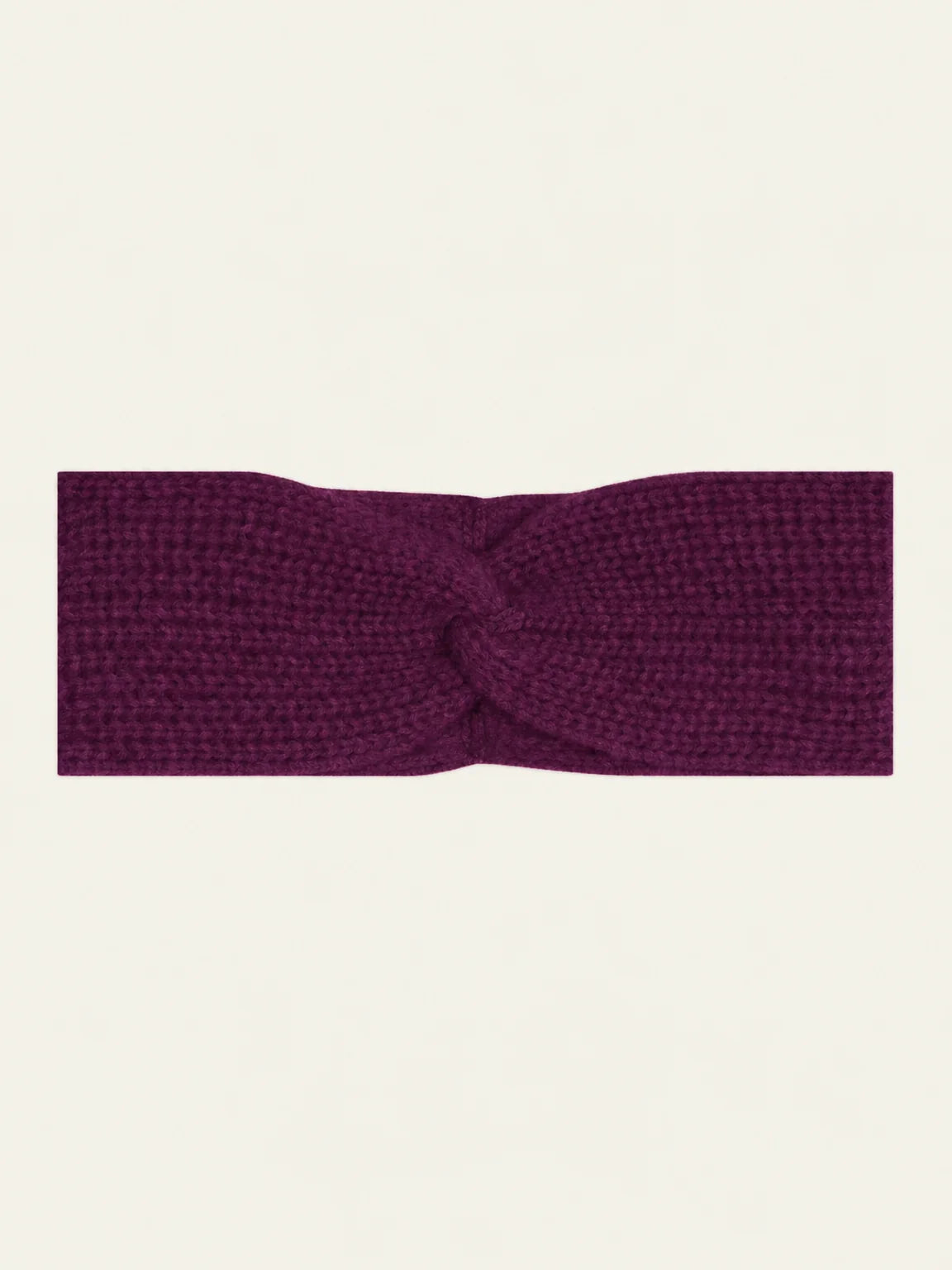 RISTO headband 8 ply plum
