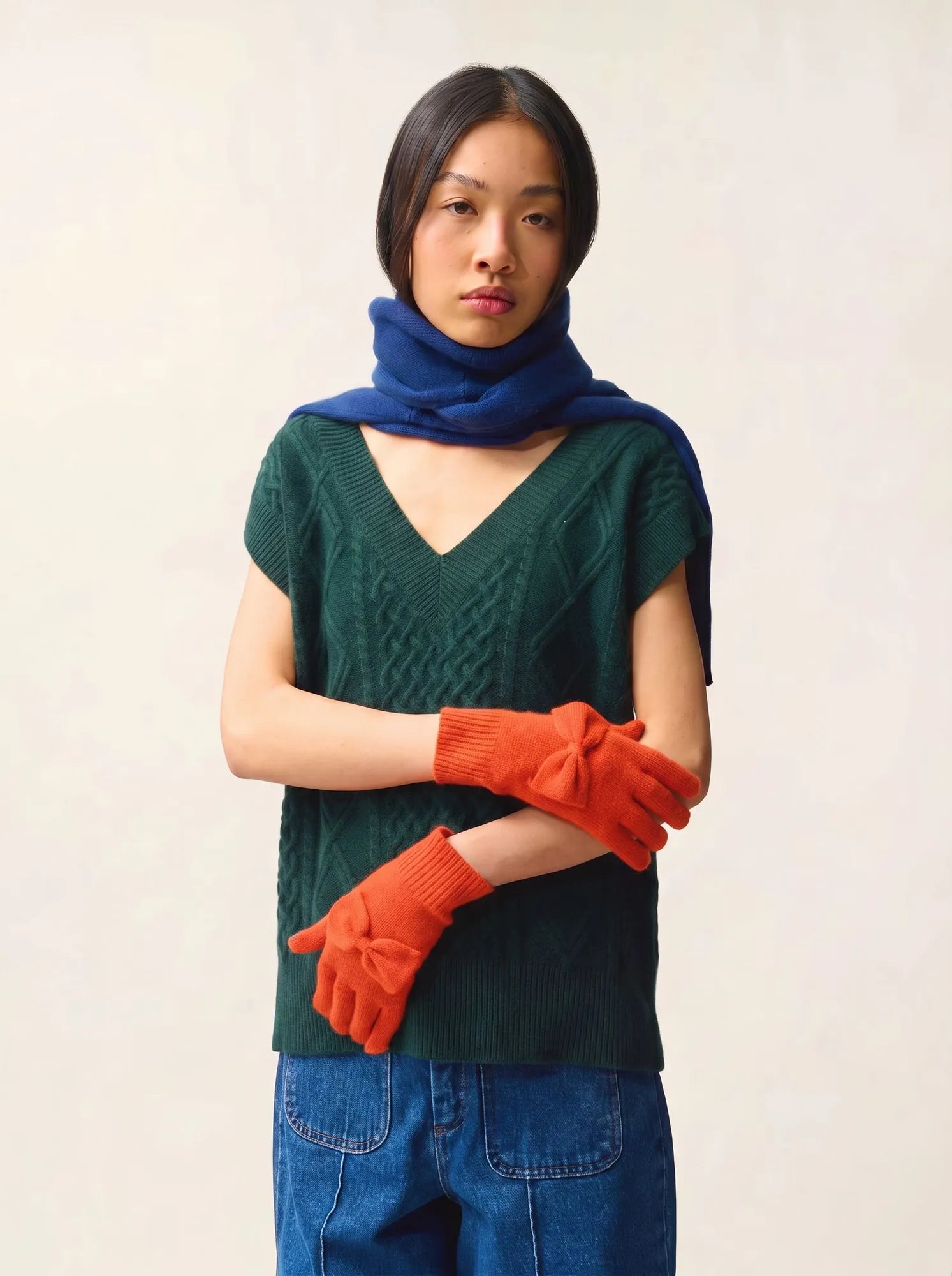 MILO gloves 4 ply orange