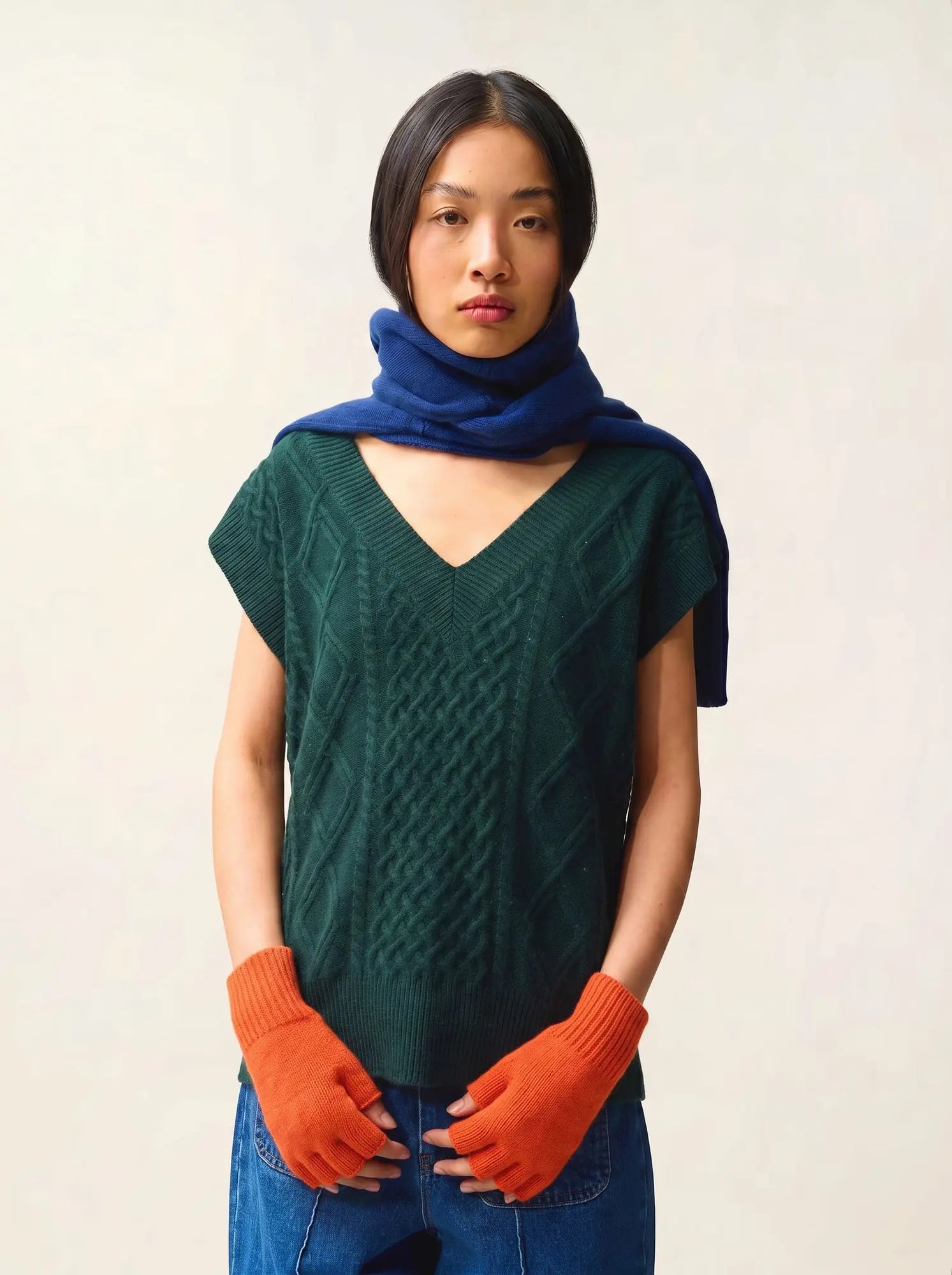 MILO gloves 4 ply orange