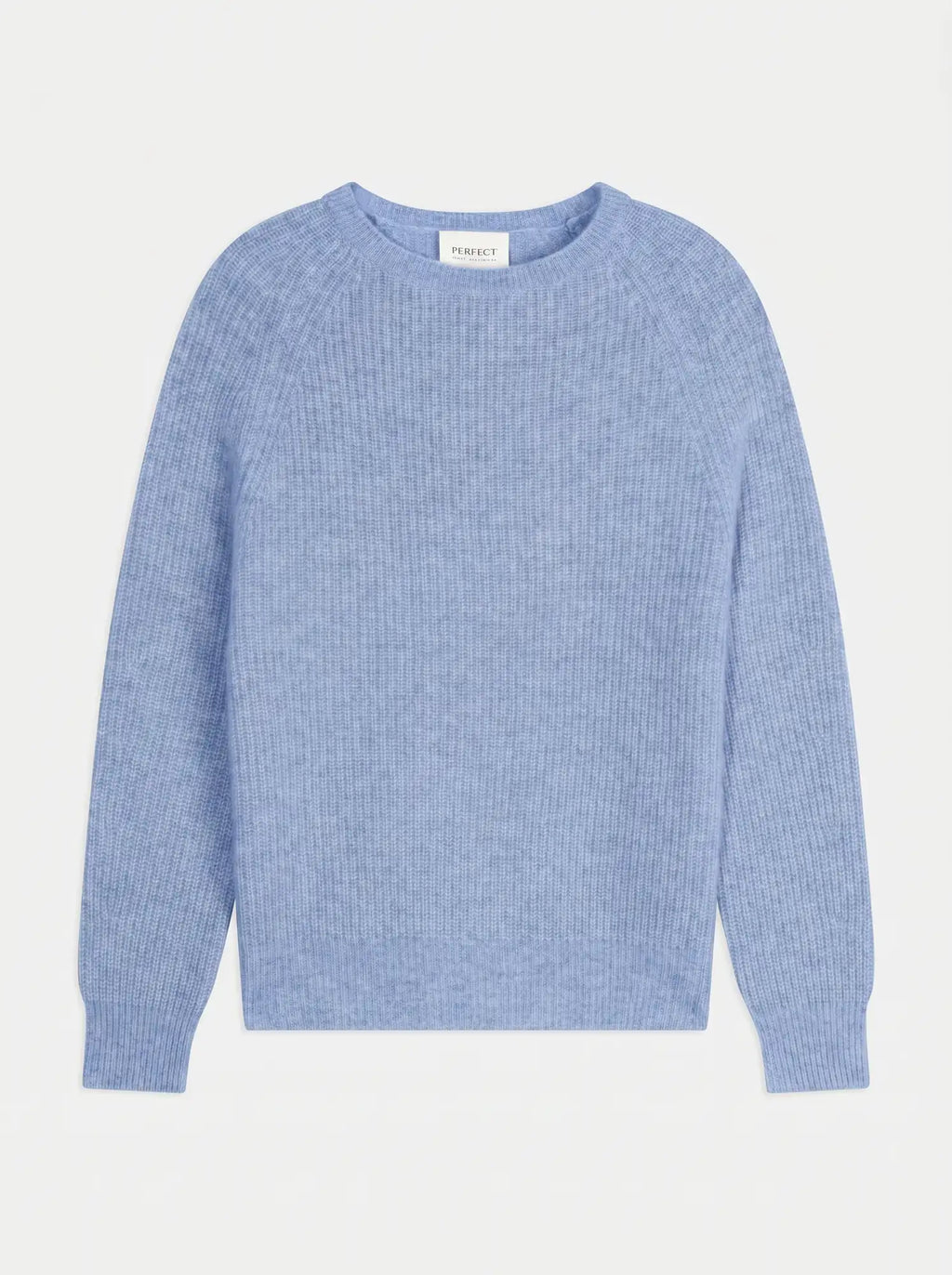 NORYA pullover rundhalsausschnitt 4-fädig blau bébé