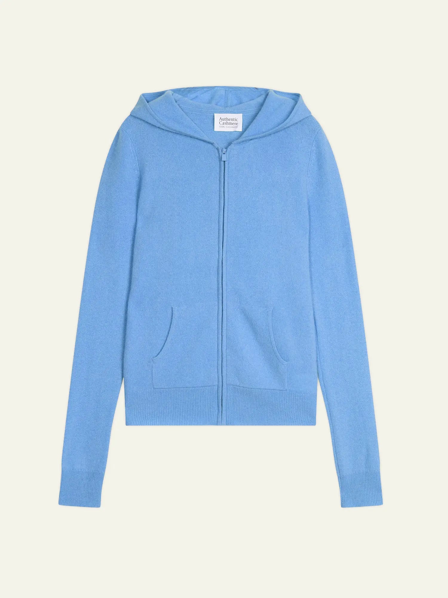 COLOMBIS weste mit reissverschluss mit kapuze blau bébé