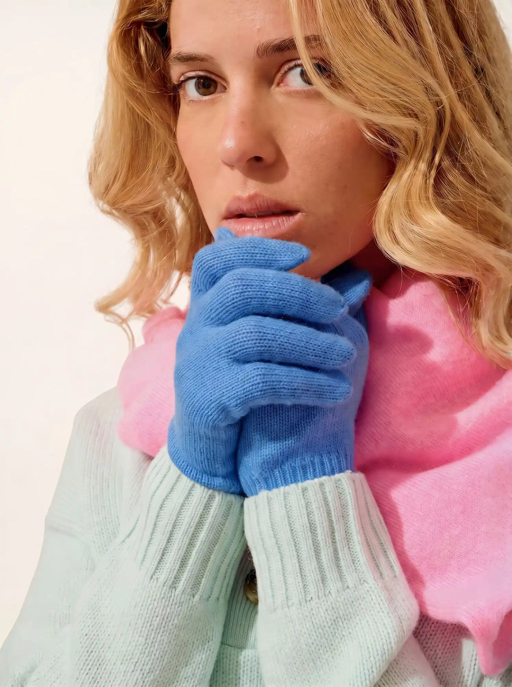 ROC handschuhe 4-fädig elektroblau