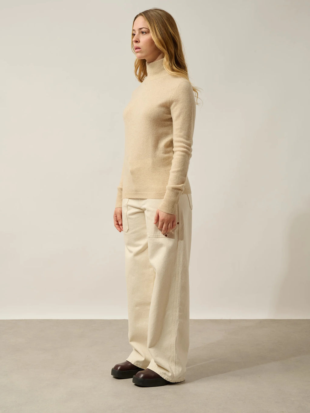 EILEEN pullover stehkragen hafer