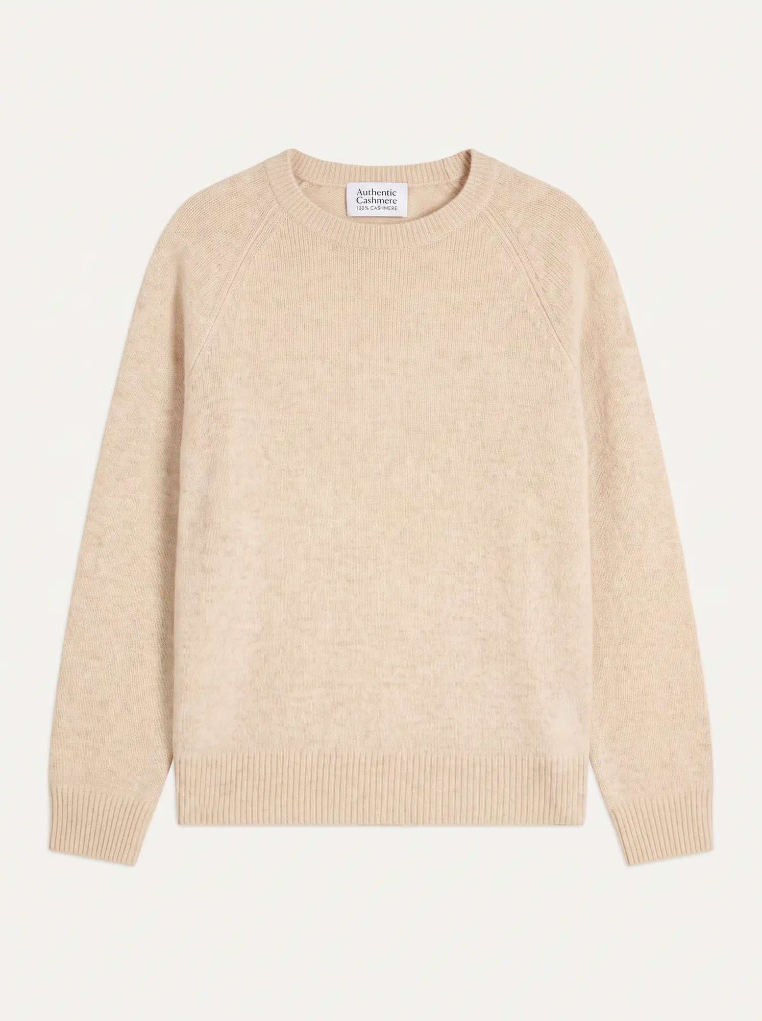 NORYA pullover rundhalsausschnitt 4-fädig hafer