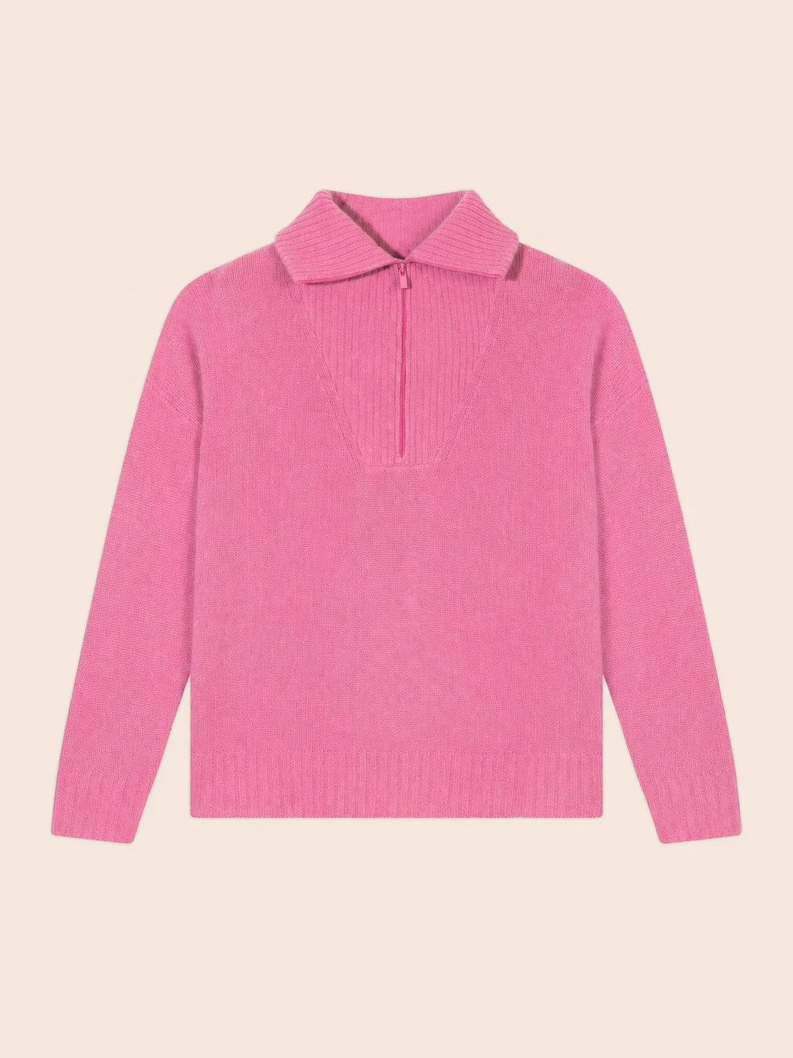 TAVIEN pull camionneur 6 fils rose