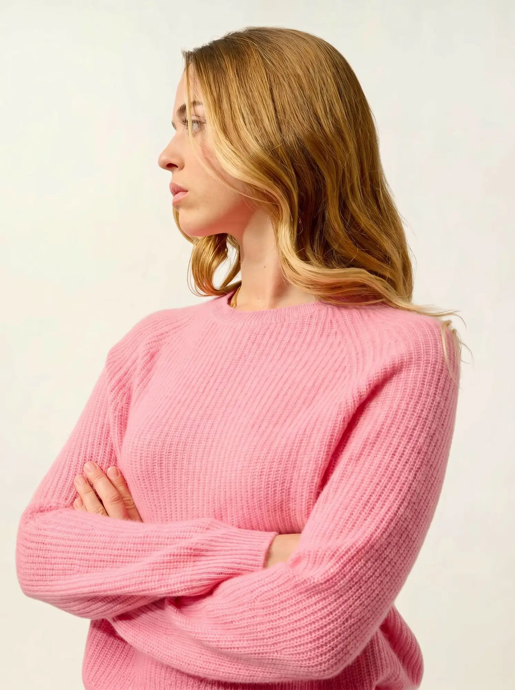 NORYA pullover rundhalsausschnitt 4-fädig kaugummi