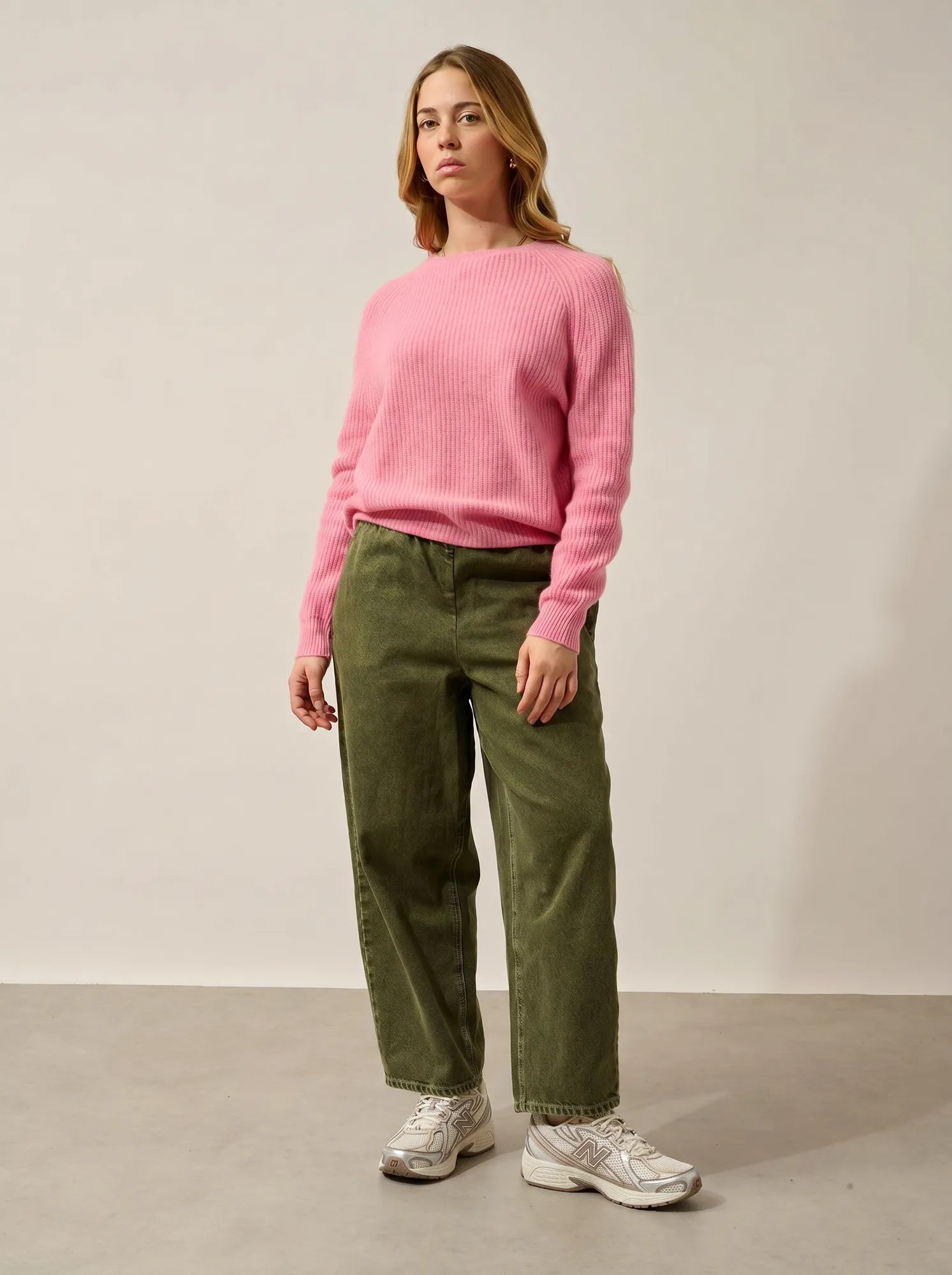 NORYA pullover rundhalsausschnitt 4-fädig kaugummi