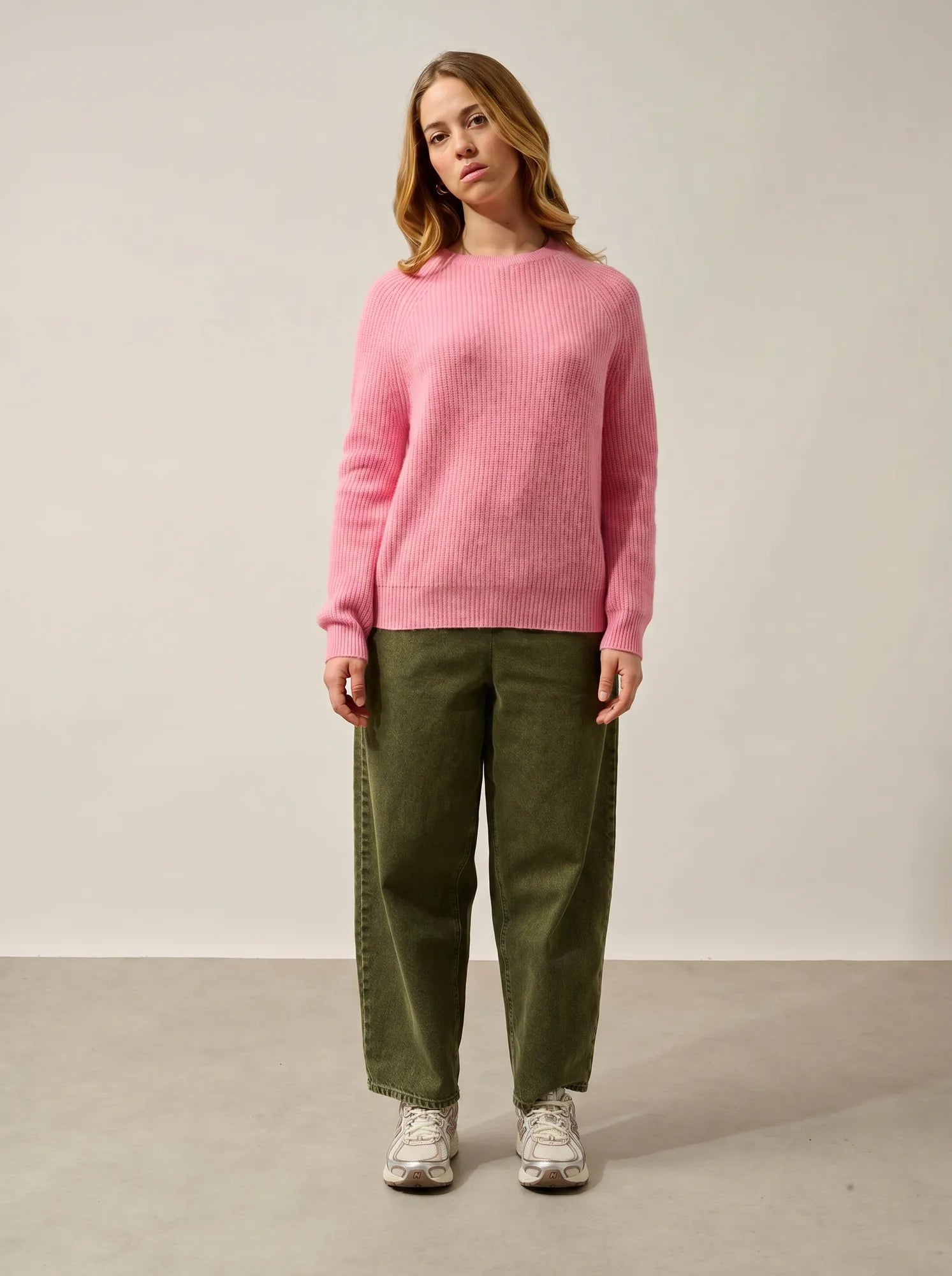 NORYA pullover rundhalsausschnitt 4-fädig kaugummi