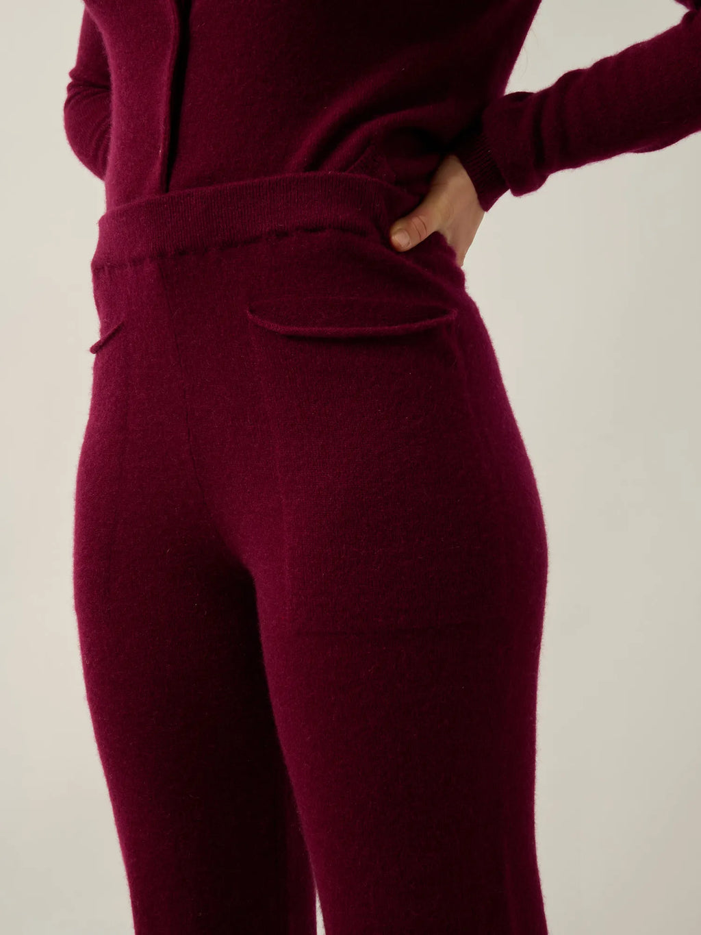 JIGME joggers burgundy