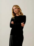 JETSAN sweater crew neck 4 ply black