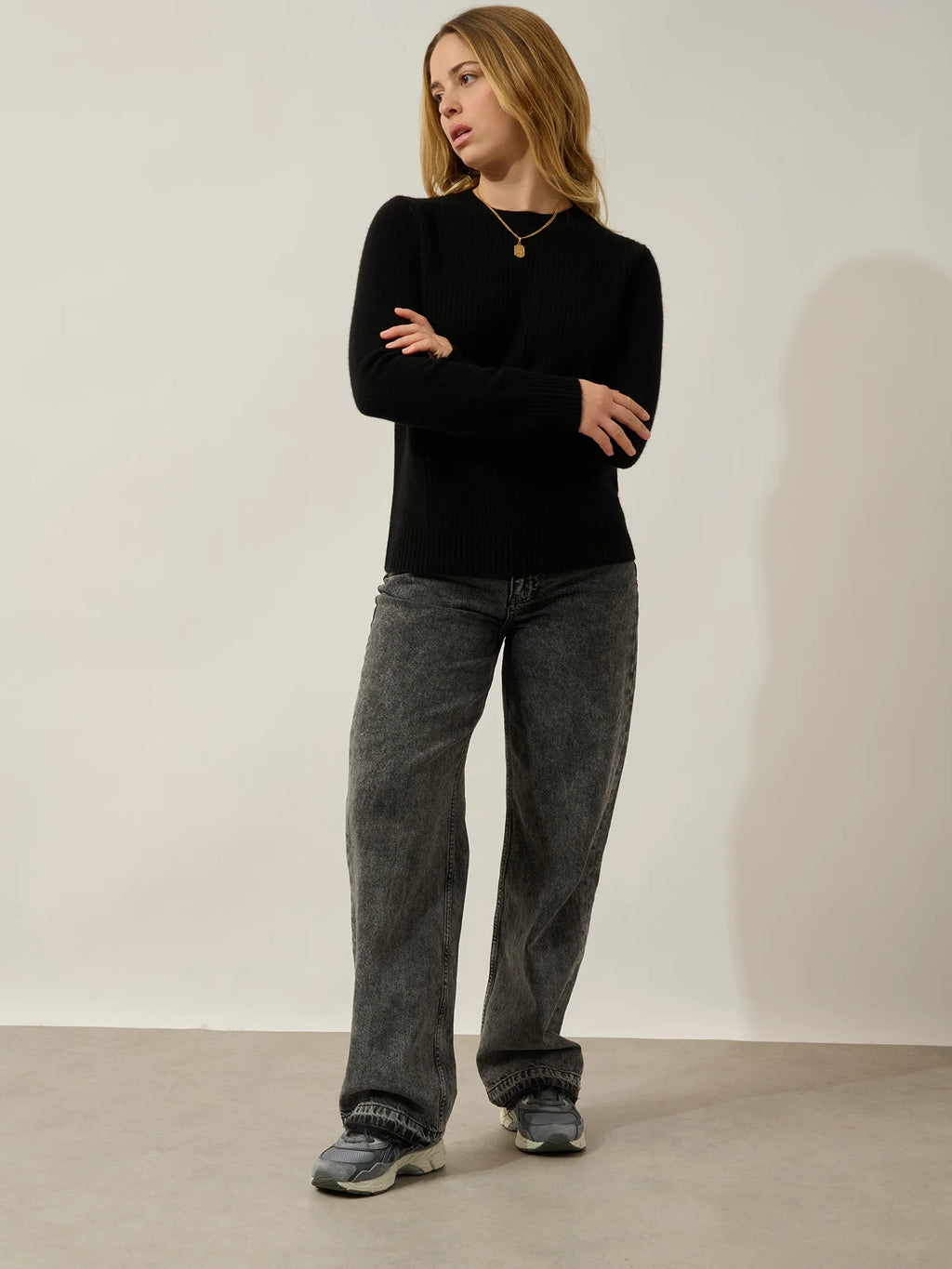 INGRID Sandalen aus Leder schwarz