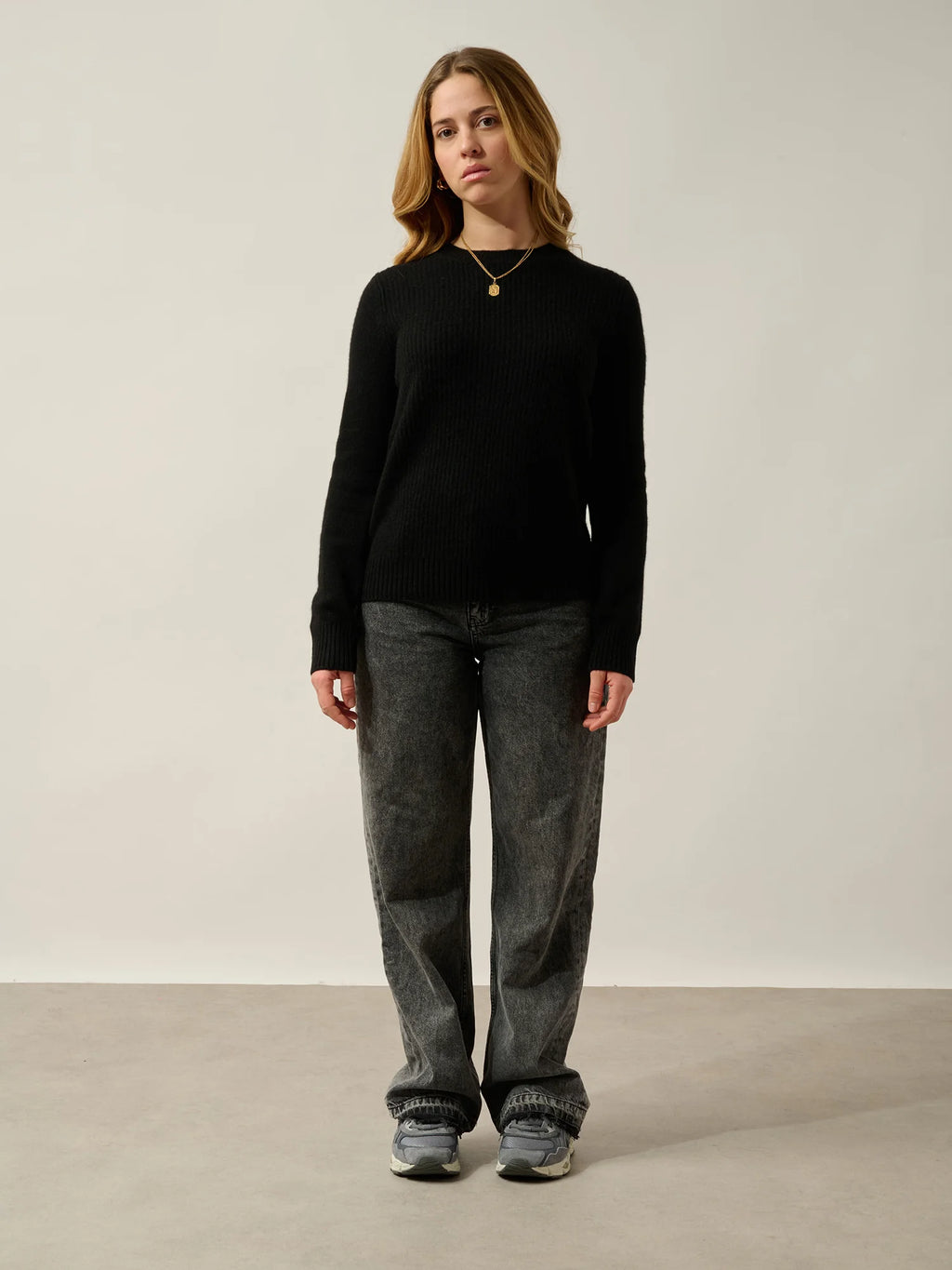 INGRID Sandalen aus Leder schwarz
