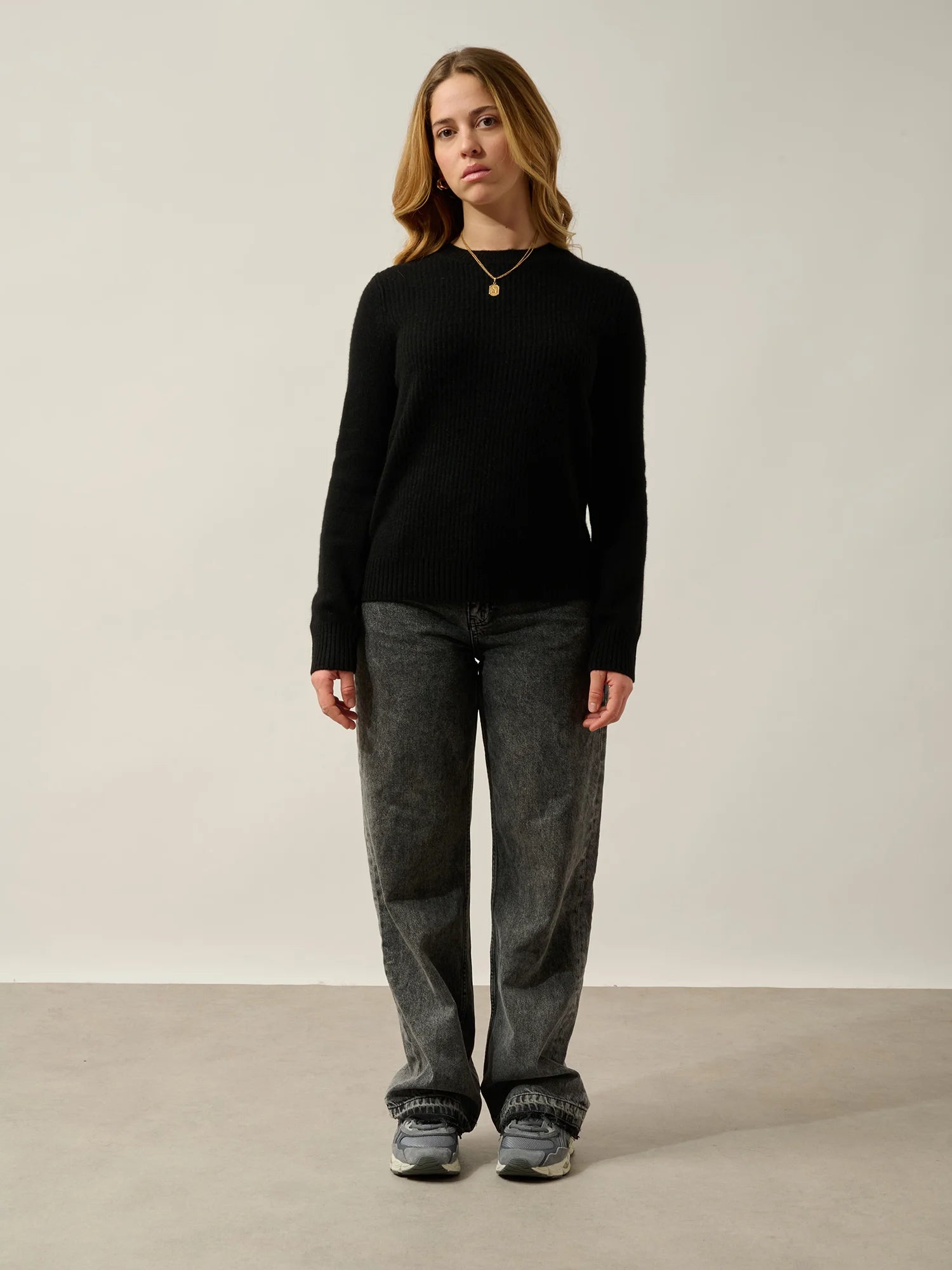 INGRID Sandalen aus Leder schwarz
