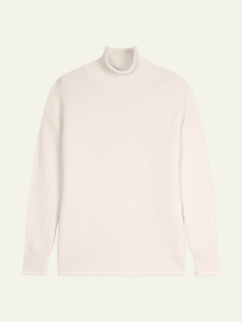 ELODIE Pullover Stehkragen 6-fädig Schneeweiß