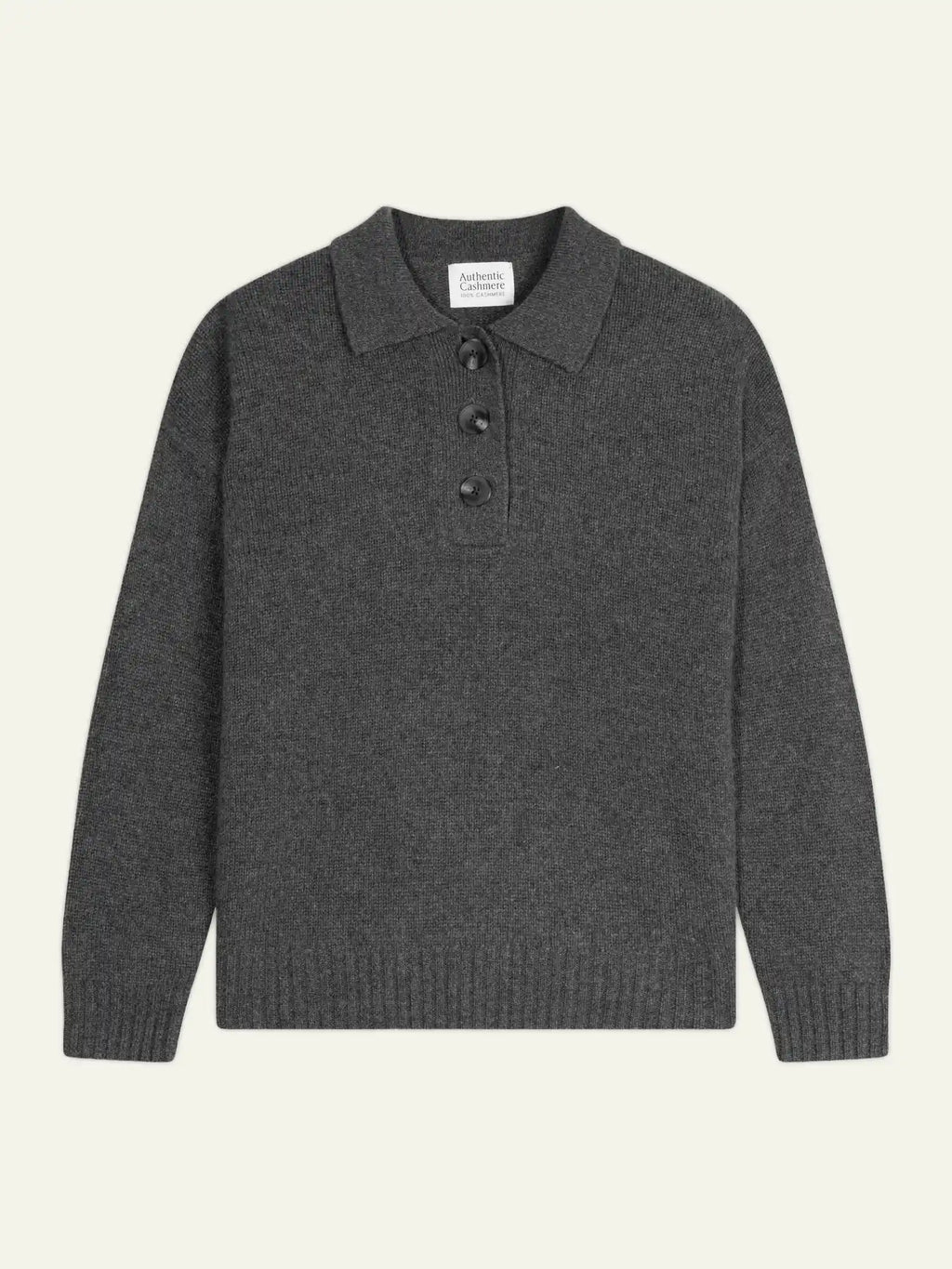 ELA poloshirt 6-fädig anthrazit meliert