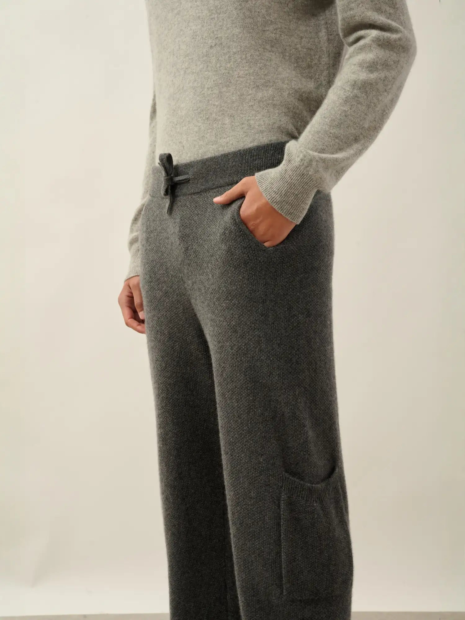 JOEY joggers 4 ply heather charcoal