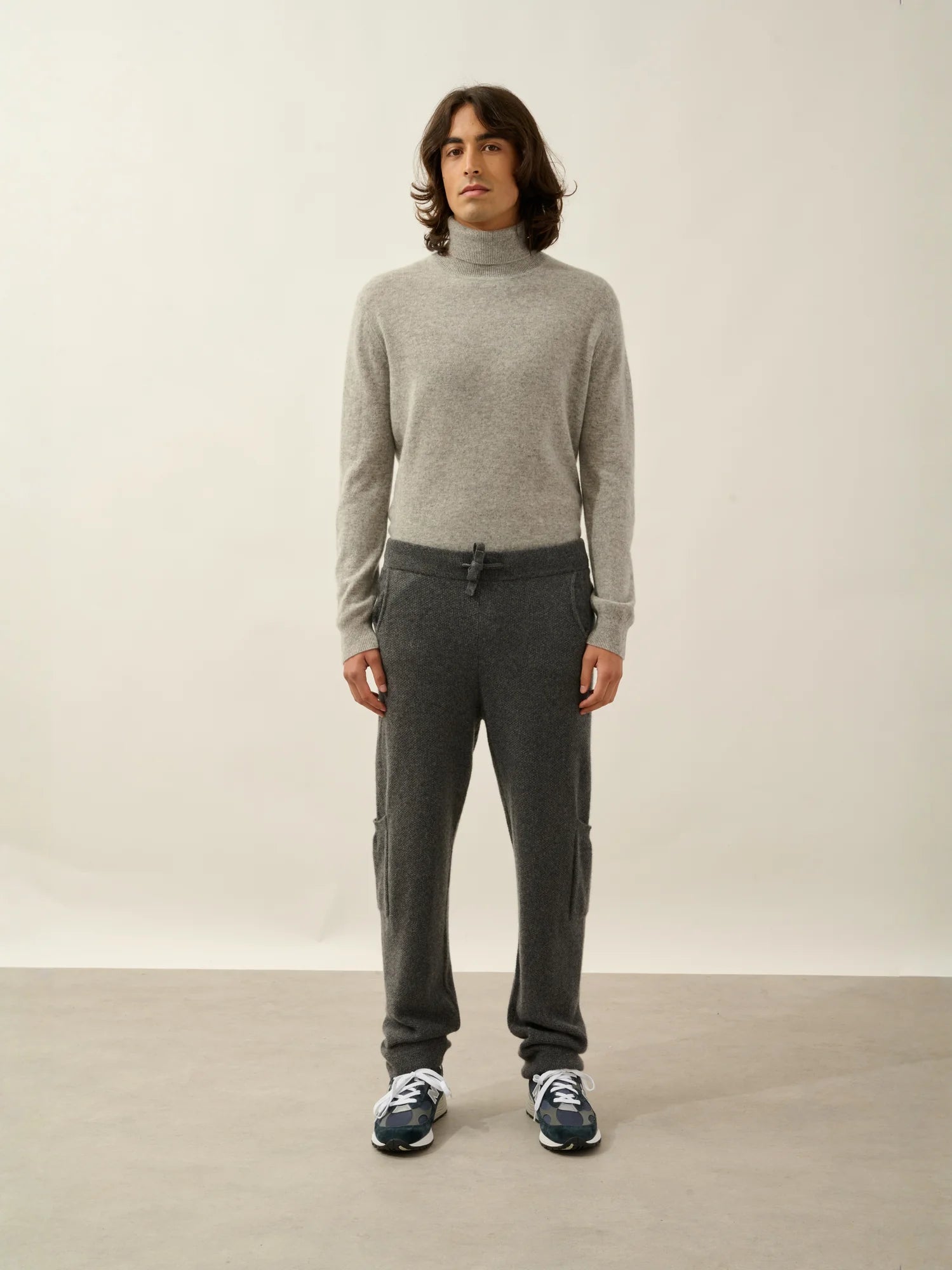 JOEY joggers 4 ply heather charcoal