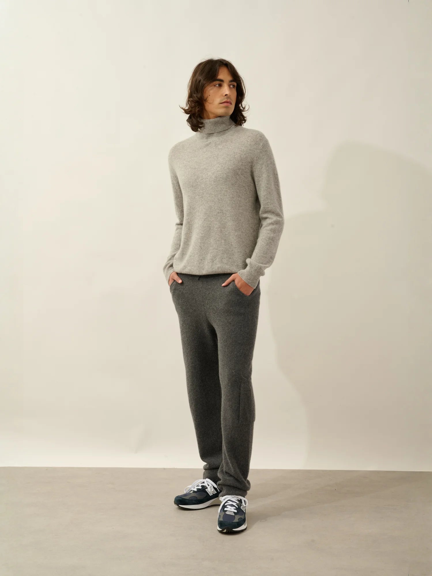 JOEY joggers 4 ply heather charcoal
