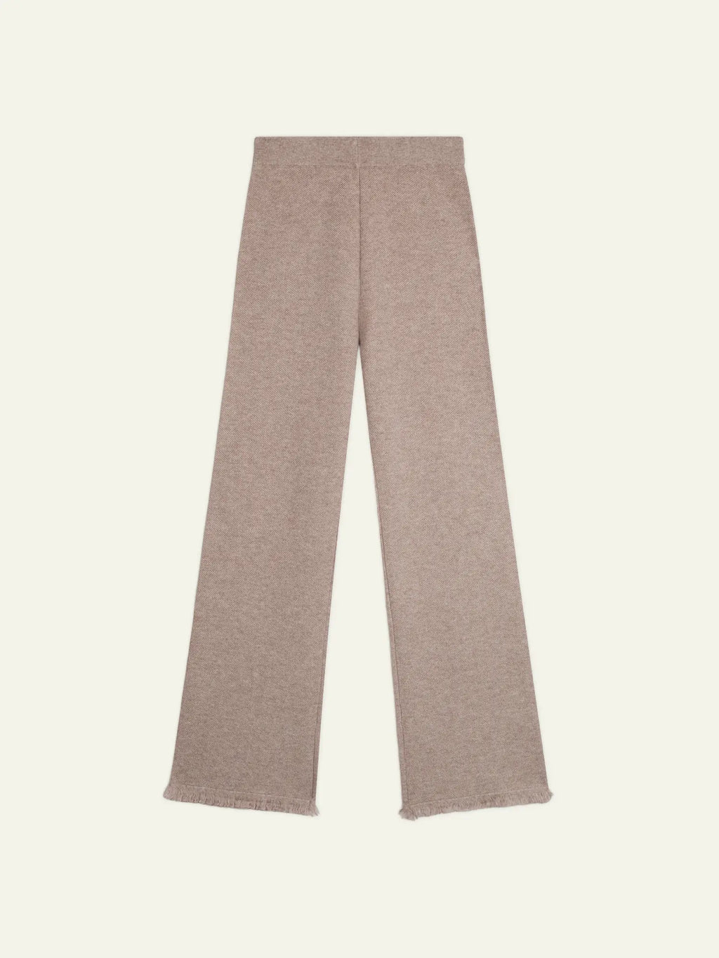 ANGUSTIA hose ausgestellt taupe hell meliert