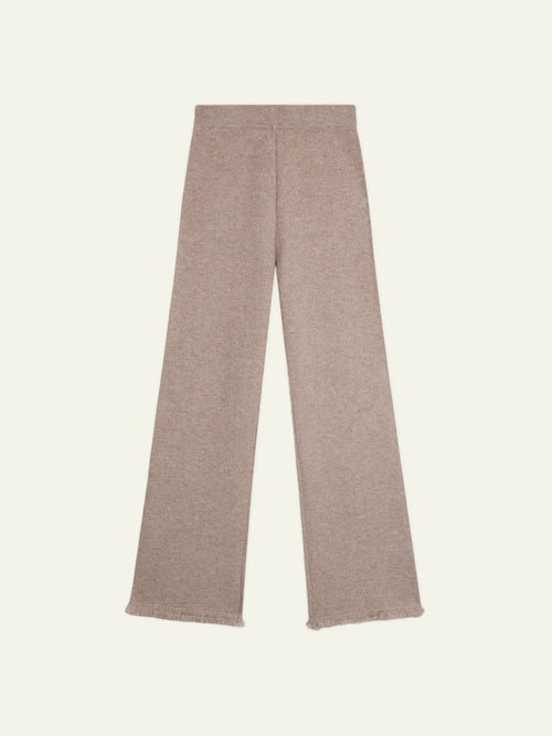 ANGUSTIA Trousers Flared Light Heather Taupe