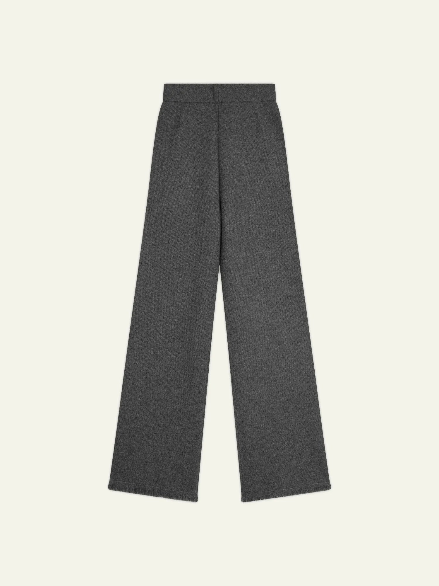 ANGUSTIA pantalon évasé anthracite chiné