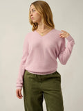 DAISY Pullover V-Ausschnitt Puderrosa