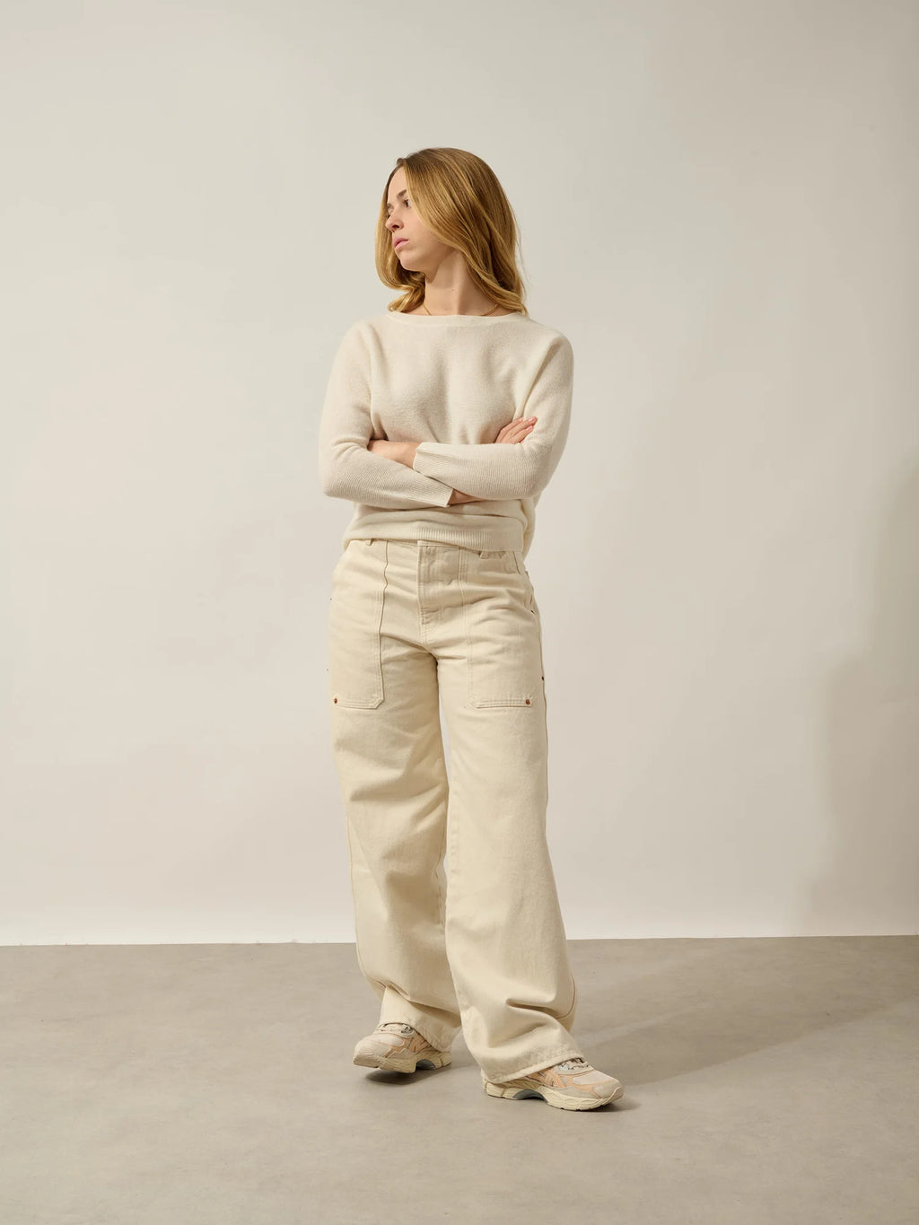 SIGRID sandals in leather ivory