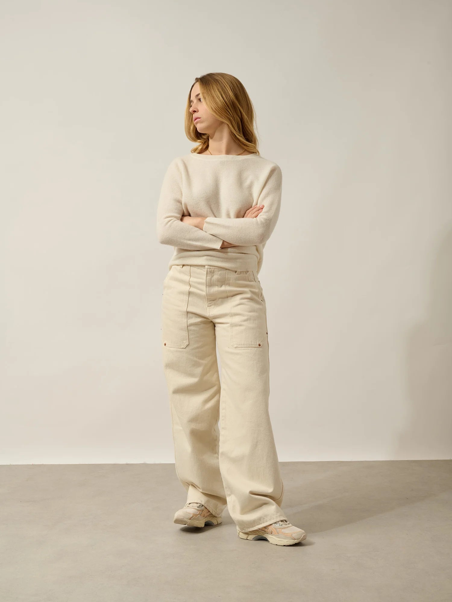 SIGRID sandals in leather ivory